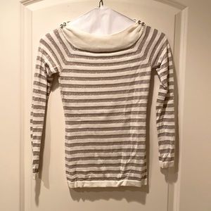 SOLD White House Black Market Striped Sweater